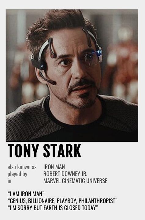 Mcu Posters, Movie Polaroids, Marvel Movie Characters, Howard Stark, Anthony Stark, Poster Cinema, Avengers Movie Posters, Marvel Canvas, Movie Character Posters