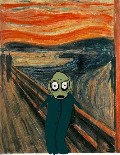 Salad fingers version... for more Google 'The Scream'! Salad Fingers, Critical Analysis, Finger Art, Anime Zodiac, The Scream, Edvard Munch, Hot Anime, Sales Funnel, Local Seo