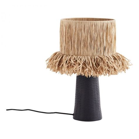 Straw Lamp, Nadi Fiji, Terracotta Table, Macrame Lamp, Budget Furniture, Raffia Ribbon, Madam Stoltz, Boho Boutique, Lamp Ideas