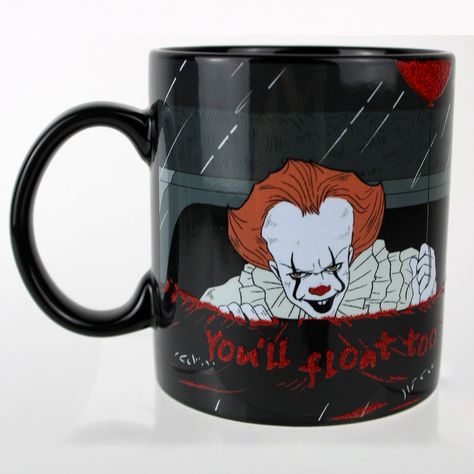 Horror Collectibles & Merchandise – Collector's Outpost It Pennywise, Pennywise The Clown, You'll Float Too, Spooky Gifts, Horror Movie Characters, The Clown, Red Balloon, Red Glitter, Movie Characters