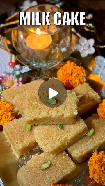 Henna Aggarwal on Instagram: "💥Diwali Series: Episode 9💥
🥮Milk Cake🥮
Experience the charm of traditional Indian sweets with this rich, decadent milk cake recipe. Creamy, dense, and utterly delicious – milk cake, the ultimate indulgence in every bite.

🥮Full Cream Milk- 2 Litres
🥮Citric Acid- 2 Pinches + Water- 2 Tbsp
🥮Sugar- 1 Cup
🥮Elaichi Powder-1/4 Tsp
🥮Ghee- 2 Tbsp

#MilkCake #IndianSweets #Dessert" Milk Sweet Recipes, Milk Cake Recipe Indian, Milk Cake Recipe, Milk Cake, Indian Sweets, Traditional Indian, Ghee, Cake Recipe, 1 Cup