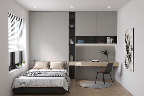 3726 Interior Bedroom Scene Sketchup Model By Bruce Lee Small Modern Bedroom, Teenager Bedroom Design, Bedroom Kid, Small Bedroom Interior, Small Bedroom Layout, Bedroom Scene, Small Room Design Bedroom, Modern Minimalist Bedroom, Bedroom Tv