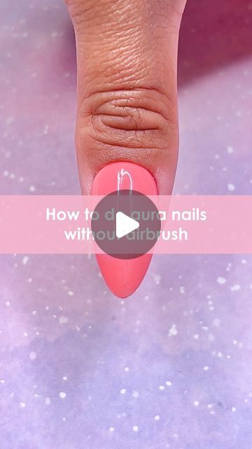 Blooming Gel Nail Art Flower, Jelly Aura Nails, Blooming Gel, Rainbow Jelly, Aura Nails, Nail Art Designs Videos, Rainbow Nails, Flower Child, Top Coat