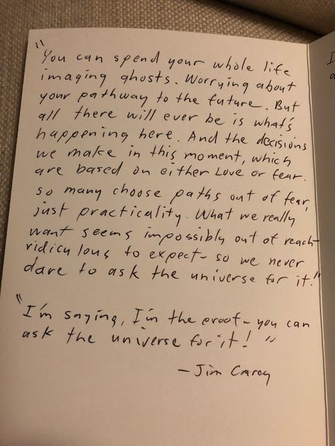 Jim Carey Quote, Jim Carrey Aesthetic, Actor Affirmations, Jim Carrey Wallpaper, Jim Carrey 90s, Jim Carrey Quotes, Eternal Sunshine Of The Spotless Mind, True Things, Journal Quotes