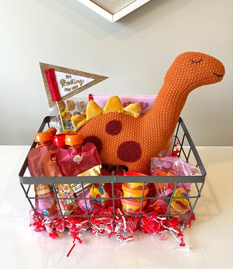 Children’s Valentine Gifts, Valentines Basket Ideas For Toddler Boy, Valentines Day Baskets For Toddlers, Toddler Valentines Basket Ideas, Valentine Basket For Toddler Boy, Valentine's Day Gift Baskets For Kids, Valentine’s Day Kids Basket, Valentines Gift For Baby Boy, Valentines Day Gift Baskets For Kids