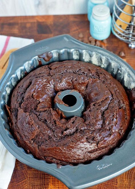 Double Chocolate Bundt Cake Recipe, Chocolate Upside Down Cake Recipes, Boxed Cake Mixes Recipes Chocolate, Chocolate Lava Bundt Cake, Duncan Hines Chocolate Cake Mix Recipes, Choc Dump Cake Recipes, Chocolate Buttermilk Bundt Cake, Chocolate Chocolate Chip Cake Recipe, Doctor Cake Mix Recipes