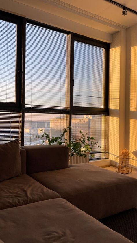 Cleaning Room Design, Room With Big Windows, New York Living Room, Apartment Windows, Small Loft Apartments, New York Living, Apartment Window, Lighting Living Room, Light Living Room