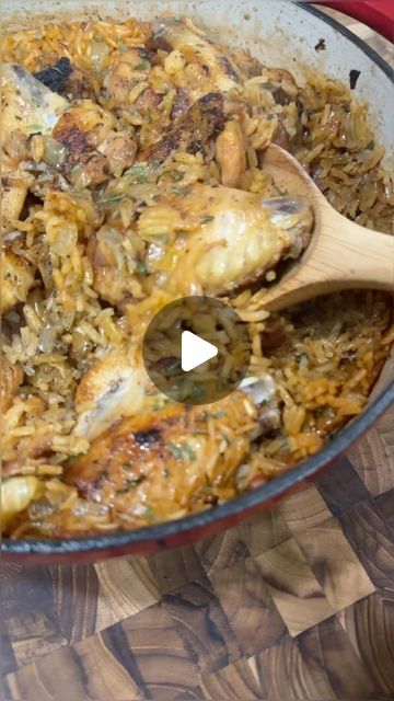 Curtis Shaw | Back with another one pot recipe, check it out and don’t forget to save this one for later! 

Ingredients:
- Chicken Wings: 1.5 lbs
-... | Instagram Chicken Wings And Rice, Wings And Rice, Chicken Rice Casserole Recipes, Chicken Rice Casserole, Rice Casserole Recipes, One Pot Chicken, Long Grain Rice, Chicken Dish, Pan Meals