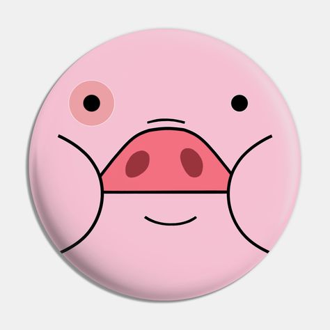 oink oink i'm Waddles -- Choose from our vast selection of pins to match with your desired size to make the perfect custom pin. Pick your favorite: Movies, TV Shows, Art, and so much more! Available in small and large. Perfect to wear or to decorate your bag or backpack with. Gravity Falls Merch, Waddles Gravity Falls, Pins On Backpack, Gravity Falls Merchandise, Pin Ideas, Backpack Pins, Bag Pins, Inside Jokes, Cute Pins