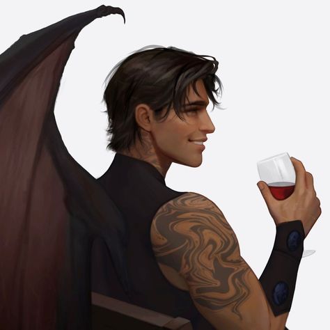 Azriel WIP Out of all the characters I’ve drawn for this project, Az has been the most challenging to bring to life 🫠 #acotar | Instagram Cassian Nesta, Feyre Rhysand, Acotar Fanart, Latest Drawing, Ichigo Manga, Bat Boys, A Court Of Wings And Ruin, Sarah J Maas Books, A Court Of Mist And Fury