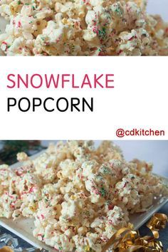 Christmas Popcorn Recipes, Christmas Crunch, Christmas Popcorn, Salty Popcorn, Christmas Food Treats, Crunch Recipe, Popcorn Treats, Popcorn Balls, Salty Treats