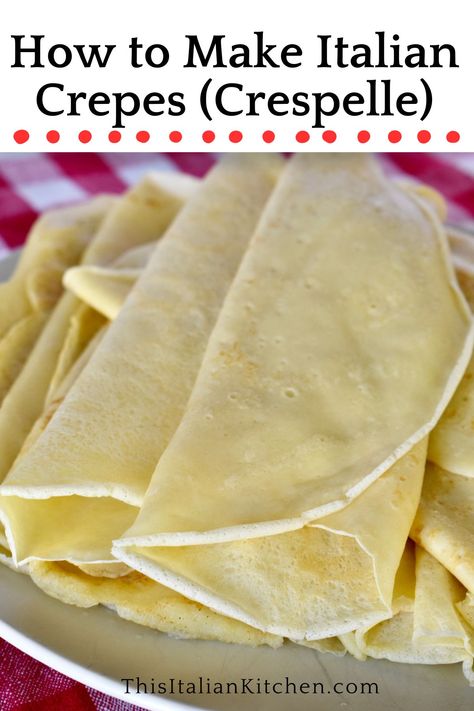 Italian Crepes Crespelle Crepe Manicotti Recipe, Homemade Manicotti Crepes, Savoury Crepes Recipe, Italian Crepes Recipe, Manicotti Crepes Recipe, Manicotti Crepe Recipe, Crepe Pasta, Italian Crepes, Crespelle Recipe