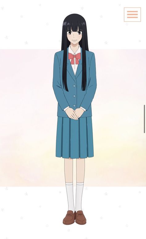 Sawako Dti Outfit, Kimi Ni Todoke Roblox Outfit, Sawako Full Body Png, Sawako Outfits Anime, Sawako Kuronuma Cosplay, Character Full Body Drawing, Kuronuma Sawako Outfits, Character Full Body Poses, Sawako Drawing