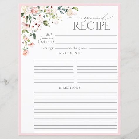 Pretty Hand Lettering, Shower Appetizers, Recipe Book Covers, Bridal Shower Recipe, Recipe Book Diy, Recipe Paper, Recipe Book Templates, Art Lettering, Book Templates