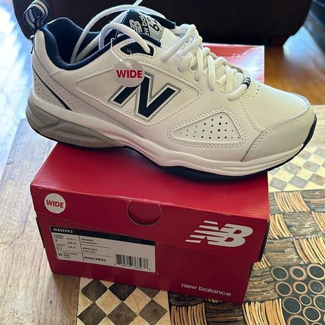 New Balance Men's, 623v3 Training Shoe Mens New Balance 574, New Balance Walking Shoes, Navy Blue Sneakers, New Balance White, Mens Training Shoes, Mens Walking Shoes, New Balance Men, Walking Sneakers, New Balance Sneakers