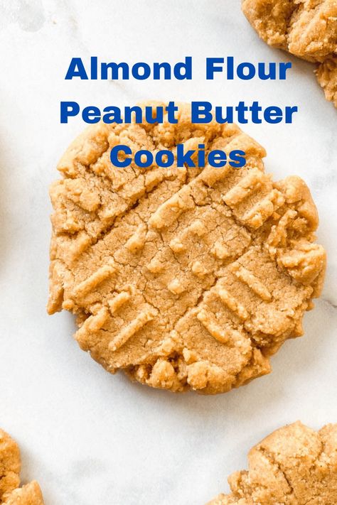 Almond Flour Peanut Butter Cookies, Gluten Free Peanut Butter Cookies, Classic Peanut Butter Cookies, Almond Flour Cookies, Low Carb Peanut Butter, Gluten Free Peanut Butter, Gf Desserts, Cookie Calories, Gluten Free Cookies