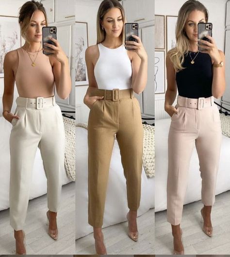 Business Casual Outfits For Work, Elegante Casual, Mode Casual, Classy Work Outfits, Classy Casual Outfits, Stylish Work Outfits, Casual Work Outfits, Looks Chic, Work Outfits Women