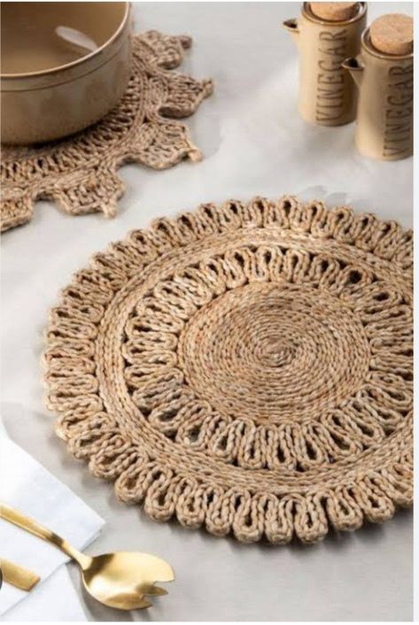 Round Bar Table, Rope Decor, Ambience Lighting, Ceramic Tray, Macrame Patterns Tutorials, Rattan Basket, Rattan Chair, Table Accessories, Macrame Patterns