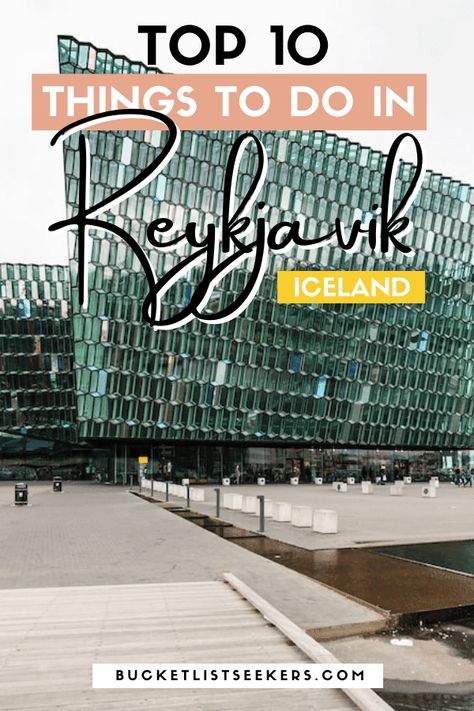 This list of the best things to do in Reykjavik features 10 of the top Reykjavik attractions to help you decide what to do in Reykjavik, Iceland. Harpa Concert Hall, Types Of Whales, Iceland Reykjavik, Reykjavik Iceland, Senior Trip, Visit Iceland, See The Northern Lights, Reykjavik, Whale Watching