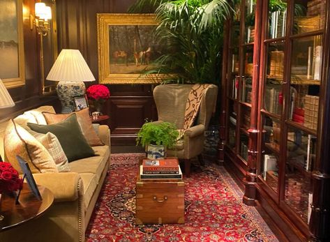 ralph lauren transformed into ralph’s milan for 'palazzo collection' at milan design week Ralph Lauren Interiors, Equestrian Decor, Milan Design, A Love Letter, Milan Design Week, French Decor, Design Week, New Home Designs, Home Library