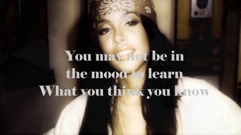 Aaliyah At Your Best, Best Lyrics, Love Lyrics, Triple Threat, Modeling Career, Kinds Of Music, Aaliyah, What You Think, We Need