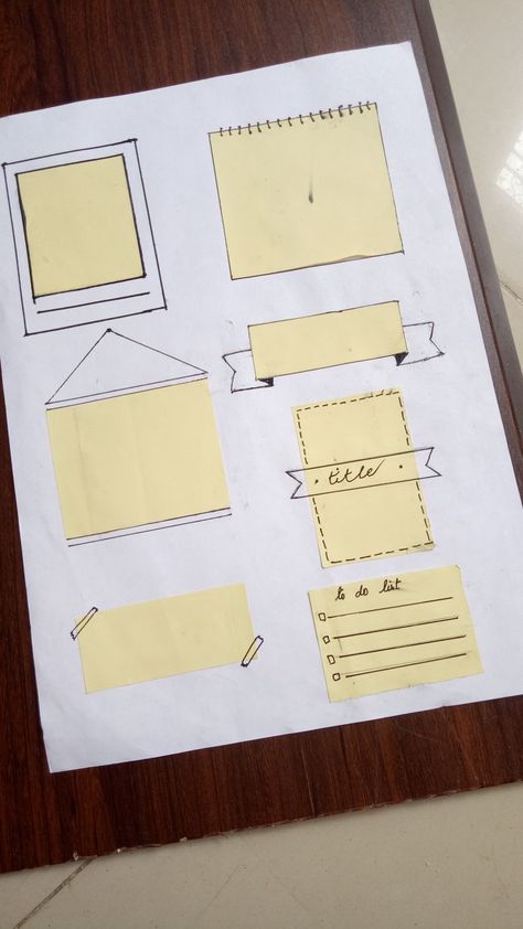 How To Use Post It Notes To Study, Post It Art Ideas, Post Notes Ideas, Post It Drawings Doodles, Post It Note Ideas, Post It Notes Ideas, Post It Notes Aesthetic, Acknowledgments For Project, Bookmark Organizer