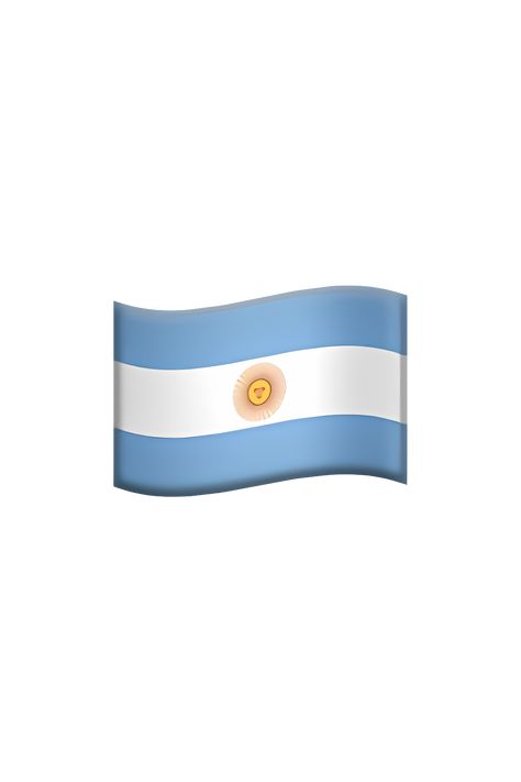 The emoji 🇦🇷 Flag: Argentina depicts the flag of Argentina, which consists of three horizontal stripes of equal width. The top and bottom stripes are light blue, while the middle stripe is white. In the center of the white stripe is a golden sun with a face and rays extending outward. The emoji is rectangular in shape and has a white border around it. Sun With A Face, Flag Argentina, Flag Of Argentina, Emojis Iphone, Flag Emoji, Apple Emojis, Emoji Cat, Iphone Emoji, Argentina Flag