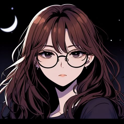 Girl With Eyeglasses, How To Draw Glasses, Glasses Wallpaper, Cartoon Glasses, Girly Art Illustrations, Nerd Girl, Digital Art Anime, Girls With Glasses, Cute Profile Pictures