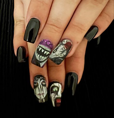 Halloween nails The Conjuring, Halloween Nails, Halloween, Nails, Quick Saves