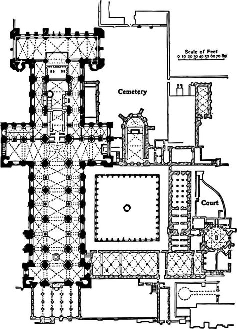 Plan of Durham Cathedral an example of English Gothic architecture vintage engraving. Cathedral Plan, English Cathedrals, Celtic Christianity, Durham City, St Johns College, Durham Cathedral, St Cuthbert, Model City, England Trip