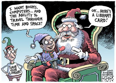 library Christmas pictures | All I Need For Christmas | Going Beyond Survival in a School Library Librarian Humor, Library Christmas, Library Humor, 4 Panel Life, Library Quotes, Christmas Memes, Library Card, Book Humor, I Love Books