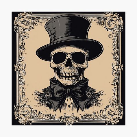 Get my art printed on awesome products. Support me at Redbubble #RBandME: https://www.redbubble.com/i/photographic-print/Dapper-Skeleton-A-Gentlemanly-Halloween-Design-by-seany111/165243011.6Q0TX?asc=u Dapper Skeleton, Ice Diamond, Diamond Ice, Diamond Design, Halloween Design, Halloween Gifts, Photographic Print, Skeleton, Gentleman