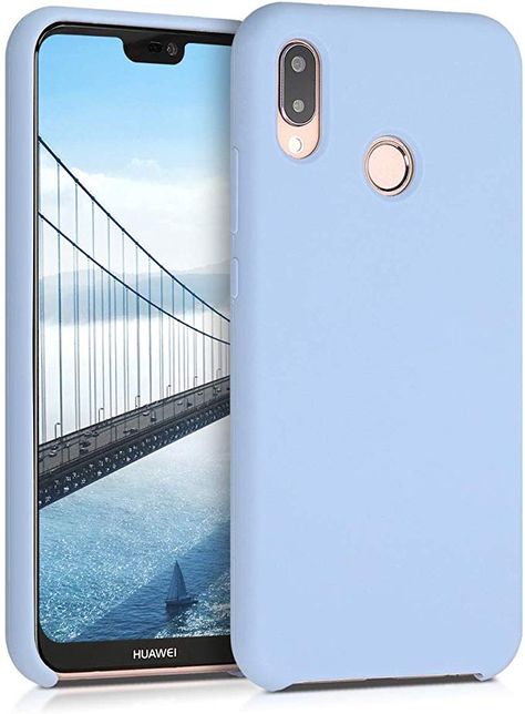 Amazon.com: kwmobile TPU Silicone Case for Huawei P20 Lite - Soft Flexible Rubber Protective Cover - Light Blue Matte: KW-Commerce-US  #PHONECASE #CASES #QUALITY #LOWCOST #NEWEST #BUYNOW Aesthetic Android, Phone Lighting, Cute Ipad Cases, Silicone Phone Covers, Clay Cup, Huawei Case, Samsung Products, Pretty Phone Cases, On Phone