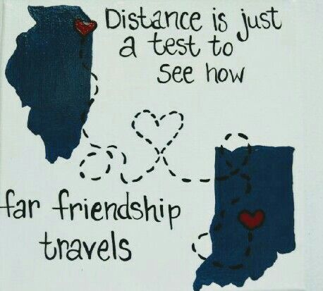 "Distance is just a test to see how far friendships travels!" Far Friendship Quotes, Long Distance Friendship Drawing, Friendship Distance Quotes, Long Distance Ideas, Distance Best Friends, Friendship Long Distance, Friend Quotes Distance, Frienship Quotes, Friendship Distance