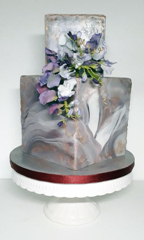 Stone Cake by Sonora Stone Cake, Marble Wedding Cake, Huge Cake, 3 Tier Wedding Cakes, Luxury Cake, Luxury Wedding Cake, Marble Wedding, Magic Cake, Marble Cake