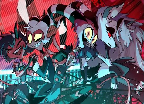 Helluva Boss Wallpaper, Kaito Shion, Seshomaru Y Rin, Girl Pfps, Boss Series, Boss Wallpaper, Monster Hotel, Vivziepop Hazbin Hotel, Hotel Art