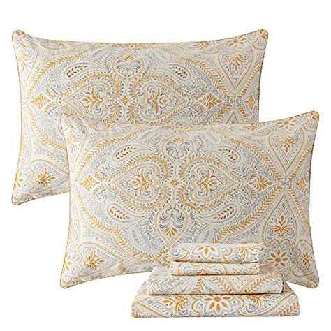 Orange Sheets, Paisley Bedding, Retro Bed, King Sheets, Chic Pillows, Luxury Sheets, Bed Sheet Set, Sheet Sets Full, Garden Bedding