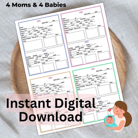 Nurse Brain Sheet, Postpartum Nurse, Nurse Brain, Nurse Report Sheet, Mother Baby Nurse, Baby Nurse, Baby Basics, Nursing Baby, Mother Baby