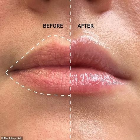 Lip balm or lip filler? Beauty fans are in a frenzy over new £10.99 plumping lip balm that's so popular it sold out on release (the proof is in the before and after photos!) | Daily Mail Online Lip Plumping Balm, The Inkey List, Inkey List, Lip Tints, Plump Lips, Lip Plumping, Balsam Do Ust, Skin Tissue, Lip Fillers