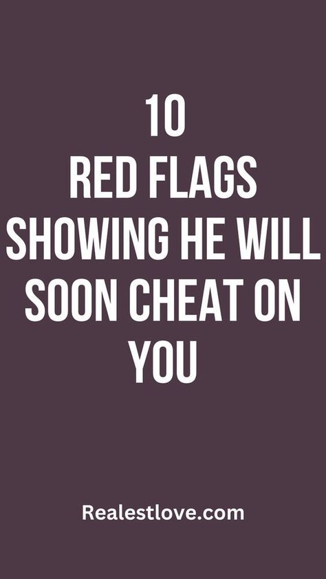 It’s not that hard to predict if a guy will cheat on you. You just have to look for the signs because the signs are always there. Here are some of the signs he will cheat on you Is He Cheating, Why Men Cheat, Men Who Cheat, Cheating Men, Why Do Men, Sign Man, Red Flags, Marriage Life, When You Know