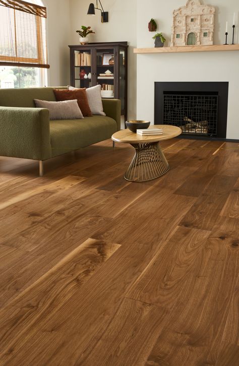 Walnut hardwood flooring