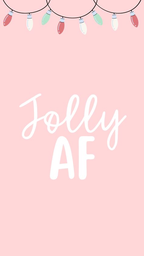 Pink Christmas Wallpaper, Light Pink Wallpaper, Jolly Af, Love Pink Wallpaper, Christmas Phone Wallpaper, Words Wallpaper, Cuss Words, Phone Aesthetic, Background Wallpapers