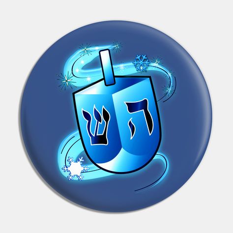 This design features a spinning Hanukkah dreidel. -- Choose from our vast selection of pins to match with your desired size to make the perfect custom pin. Pick your favorite: Movies, TV Shows, Art, and so much more! Available in small and large. Perfect to wear or to decorate your bag or backpack with. Hanukkah Dreidel, Rocks Painted, Facepaint, Button Design, Custom Pins, Covered Buttons, Face Painting, Hanukkah, Spinning