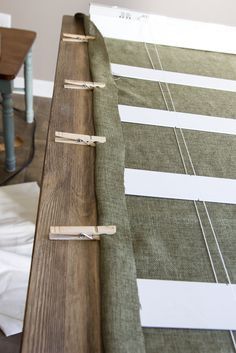 DIY Burlap Roman Shades from Blinds | blesserhouse.com - A beautiful way to make pricey looking window shades for cheap! Canvas Window Coverings, How To Make Roman Shades From Blinds, Burlap Roman Shades Diy, Roll Up Shades For Windows, Burlap Blinds, Burlap Roman Shades, Burlap Window Treatments, Diy Window Shades, Diy Roman Shades