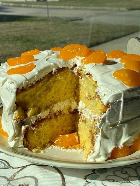 Orange Pineapple Cake Recipe, Mandarin Orange Cake Recipe, Cake Ingredients List, Orange Pineapple Cake, Mandarin Cake, Mandarin Orange Cake, Pineapple Cake Recipe, Cocktail Cake, The Southern Lady Cooks