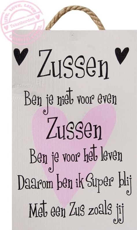 S606 Zussen Wit Roze hart Steigerhouten tekstbord. Dutch Quotes, Word Up, Sister Birthday, Cute Love Quotes, Cute Love, Silhouette Cameo, Happy New Year, Love Quotes, Happy Birthday