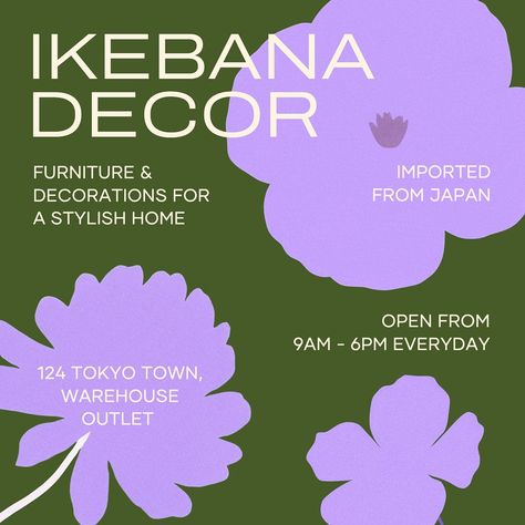 Ikebana home decor Instagram post template, editable design | premium image by rawpixel.com / Wan Template Instagram Post Design, Watercolor Flower Drawing, Flower Poster Design, Plant Branding, Minimalism Graphic Design, Drawing With Flowers, Flower Minimal, Minimal Watercolor, Instagram Graphic Design