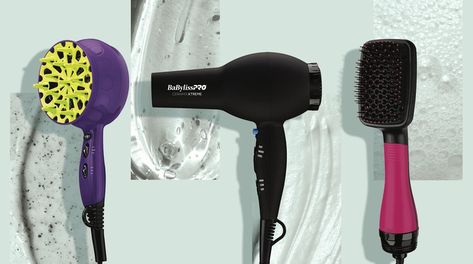 The Best Blow Dryers for Curly Hair, According To Reviewers Blow Dry Curly Hair, 3c Curly Hair, Blow Dryer Diffuser, Blow Dryers, Hair Blow Dryer, Dry Curly Hair, Tight Curls, Blow Dryer, Dryers