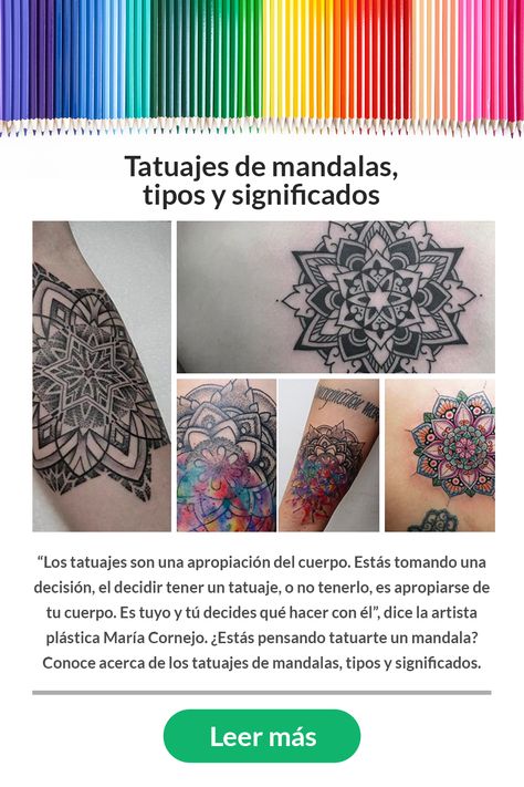 Tatuajes de mandalas | Tipos de tatuajes de mandalas | Opciones de tatuajes de mandalas | Significados de mandalas Geometric Mandala Tattoo, Tattoos Infinity, Tattoos Mandala, Inspiration Tattoo, Tattoos Geometric, Tattoos Skull, Geometric Mandala, How To Make Drawing, Mandala Tattoo