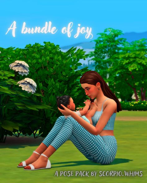 ‘A bundle of joy’ – Pose Pack Sims 4 Infant Poses 2023, Sims 4 Single Mom Poses, Sims 4 Pregnancy Poses, Sims 4 Infant Poses, Infant Poses, Sims 4 Infant, Sims 4 Couple Poses, Sims Poses, Toddler Poses